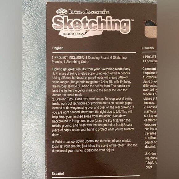 NWOT Royal & Langnickel 5"x7" Elephant & Baby Sketching Made Easy Kit - Picture 10 of 12